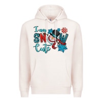 Pale Pink i am snow cute Premium Hoodie - OliviaCreatesArt