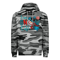 Slate Camo i am snow cute Premium Hoodie - OliviaCreatesArt