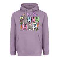 Lavender Do the bunny hop Easter Heavyweight Hoodie - OliviaCreatesArt