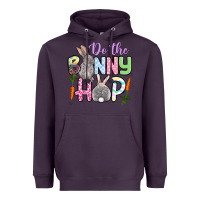 Plum Do the bunny hop Easter Heavyweight Hoodie - OliviaCreatesArt