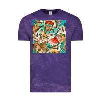 Cloud Purple western indian coffee cups with aztec seamless pattern bbs Vintage Tee - BundleAndBundleShop