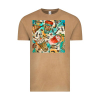 Vintage Camel western indian coffee cups with aztec seamless pattern bbs Vintage Tee - BundleAndBundleShop