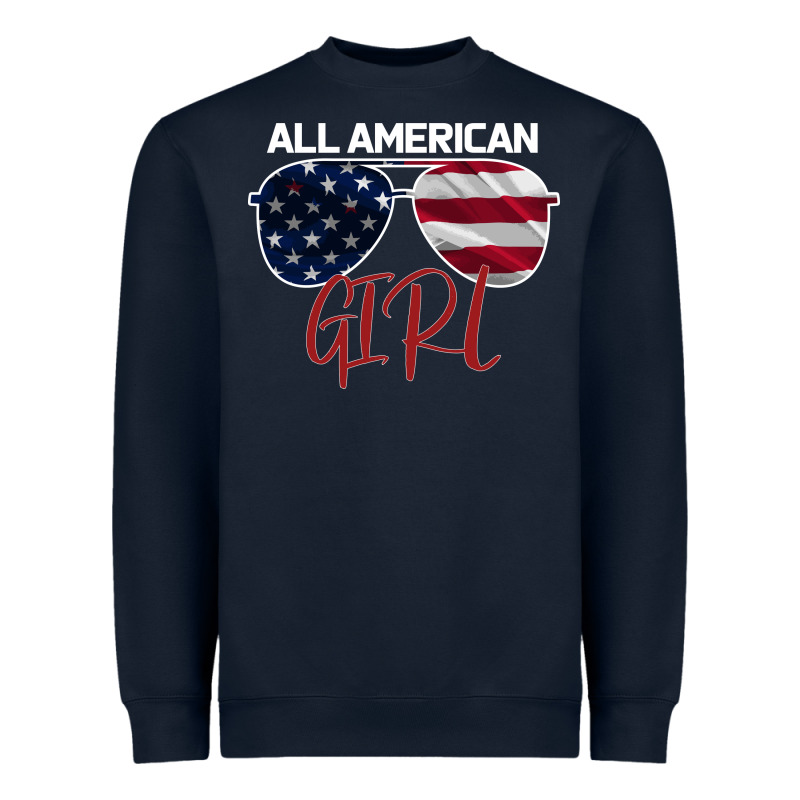 All American Girl Heavyweight Sweatshirt by Bettercallsaul | Teevron