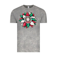 Cloud Rock sunflower i̇talian flag Vintage Tee - JahusDesignShop