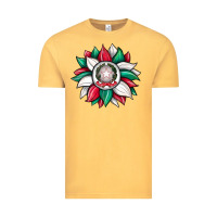 Vintage Mustard sunflower i̇talian flag Vintage Tee - JahusDesignShop