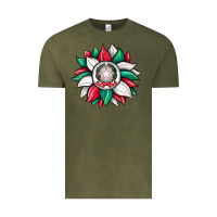 Vintage Olive sunflower i̇talian flag Vintage Tee - JahusDesignShop
