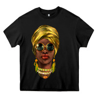 Black african woman Heavy Core Tee - NancyCooperArtShop