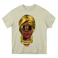 Mossy african woman Heavy Core Tee - NancyCooperArtShop