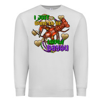 Dove Grey Crawfish i just want to be loved bayou Premium Sweatshirt - FaDigitalArtStudio