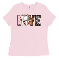 Bubblegum Pink love dentist life Ladies Tee - Jasminsmagicworld