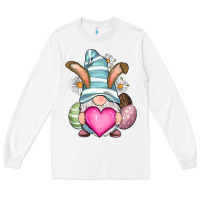 White Easter gnome Long Sleeve Tee - RanaPortraitStore