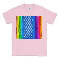 Bubblegum Pink LGBTQ+ Pride American Flag Tumbler Classic Tee - BundleAndBundleShop