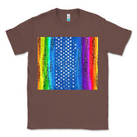 Chestnut LGBTQ+ Pride American Flag Tumbler Classic Tee - BundleAndBundleShop