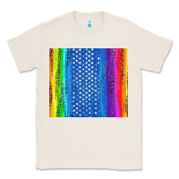Natural LGBTQ+ Pride American Flag Tumbler Classic Tee - BundleAndBundleShop