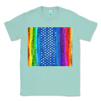 Seafoam LGBTQ+ Pride American Flag Tumbler Classic Tee - BundleAndBundleShop