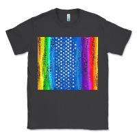 Smoke LGBTQ+ Pride American Flag Tumbler Classic Tee - BundleAndBundleShop