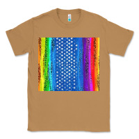 Toasted Coconut LGBTQ+ Pride American Flag Tumbler Classic Tee - BundleAndBundleShop