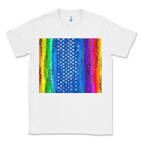 White LGBTQ+ Pride American Flag Tumbler Classic Tee - BundleAndBundleShop