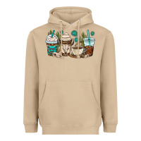 Mushroom bull skull coffee cups Heavyweight Hoodie - OliviaCreatesArt