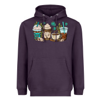 Plum bull skull coffee cups Heavyweight Hoodie - OliviaCreatesArt