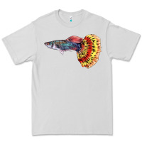 Dove Grey Guppy Fish Premium Tee - LillyAllenDesigns