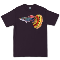 Plum Guppy Fish Premium Tee - LillyAllenDesigns