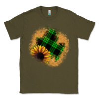 Army Green sunflower christmas patch Classic Tee - JahusDesignShop