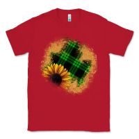 Red sunflower christmas patch Classic Tee - JahusDesignShop