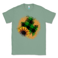 Sage sunflower christmas patch Classic Tee - JahusDesignShop