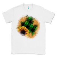 White sunflower christmas patch Classic Tee - JahusDesignShop