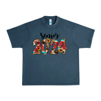 Midnight Navy senior 2024 western Urban Heavy Tee - JahusDesignShop