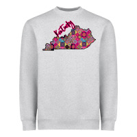 Heather Grey Pink Kentucky Heavyweight Sweatshirt - Bettercallsaul