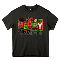 Asphalt merry christmas license plate letters Heavy Core Tee - Jasminsmagicworld