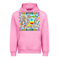 Fuchsia Pink The Pool Is My Happy Place Urban Hoodie - CowhideDigitalArt