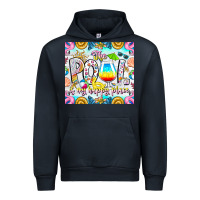 Navy The Pool Is My Happy Place Urban Hoodie - CowhideDigitalArt