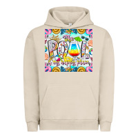 Pigment French Oak The Pool Is My Happy Place Urban Hoodie - CowhideDigitalArt
