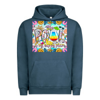 Pigment Midnight Navy The Pool Is My Happy Place Urban Hoodie - CowhideDigitalArt