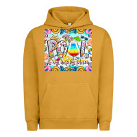 Pigment Peanut Butter The Pool Is My Happy Place Urban Hoodie - CowhideDigitalArt