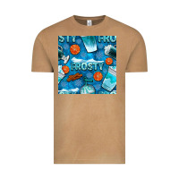 Vintage Camel winter frosty coffee cups and snow seamless pattern bbs Vintage Tee - BundleAndBundleShop