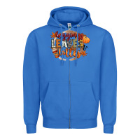 True Royal leaves and lattes Zipper Hoodie - CowGirlArtShop