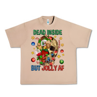 Burro Dead Inside But Jolly Af Urban Heavy Tee - BundleAndBundleShop