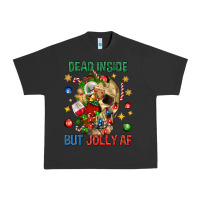 Pigment Black Dead Inside But Jolly Af Urban Heavy Tee - BundleAndBundleShop