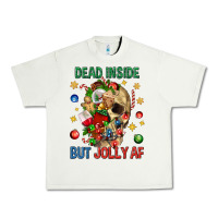 Pistachio Dead Inside But Jolly Af Urban Heavy Tee - BundleAndBundleShop