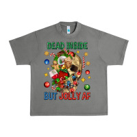 Tornado Dead Inside But Jolly Af Urban Heavy Tee - BundleAndBundleShop
