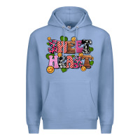 Colony Blue sweetheart olivia Premium Hoodie - OliviaCreatesArt