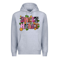 Heather Grey sweetheart olivia Premium Hoodie - OliviaCreatesArt