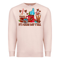 Pale Pink American Football Coffee Cup Premium Sweatshirt - FaDigitalArtStudio