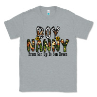 Heather Grey boy nanny from son up to son down Classic Tee - CowhideDigitalArt