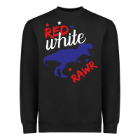 Black 4th of July Dinosaur Heavyweight Sweatshirt - Bettercallsaul