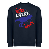 Navy 4th of July Dinosaur Heavyweight Sweatshirt - Bettercallsaul